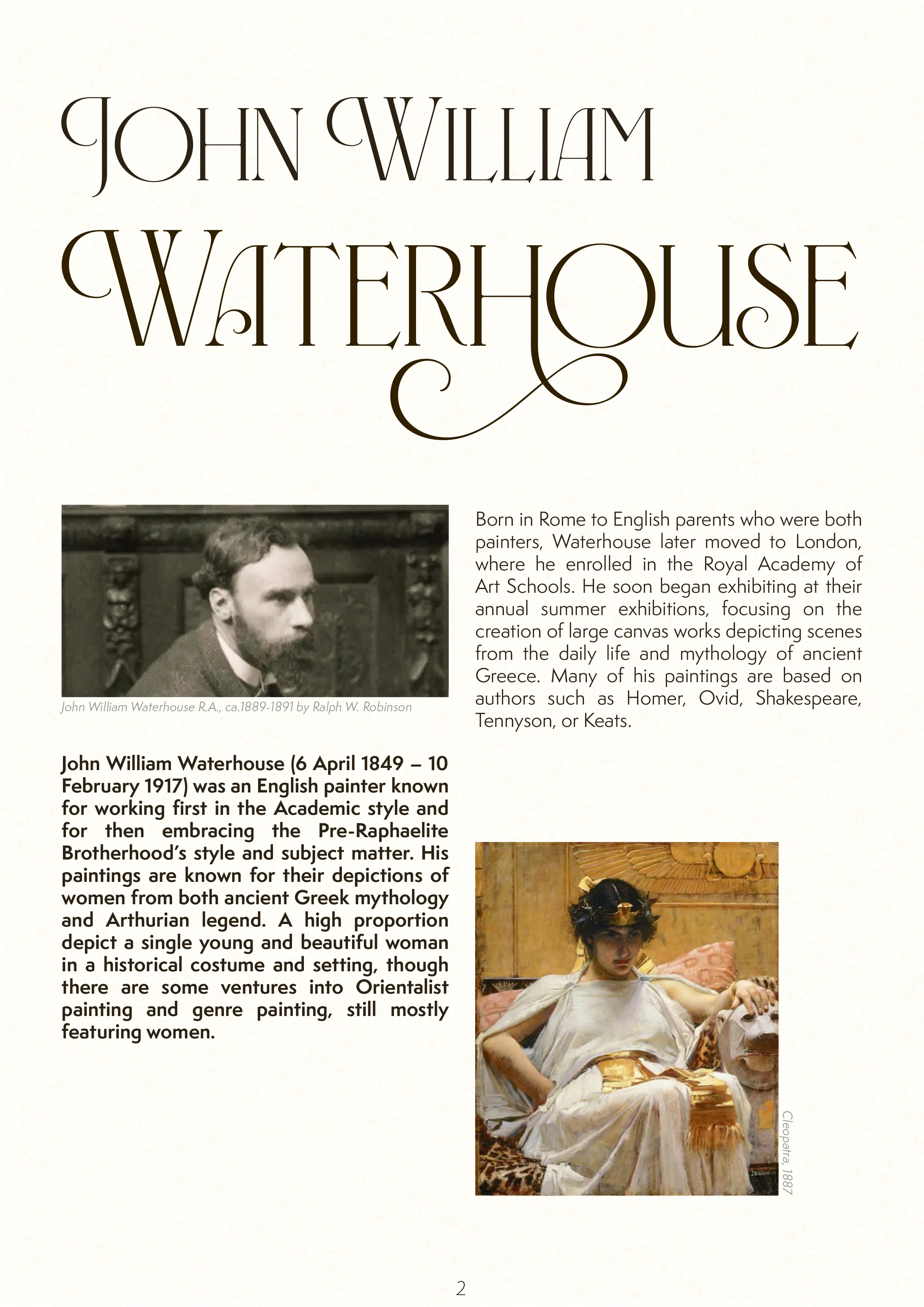 vignette projet mise en page